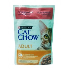 Cat Chow Adult -  Влажный корм для кошек (Говядина с баклажанами)