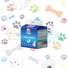 Cliny - Подгузники с индикатором влаги для собак и кошек (Размер L)