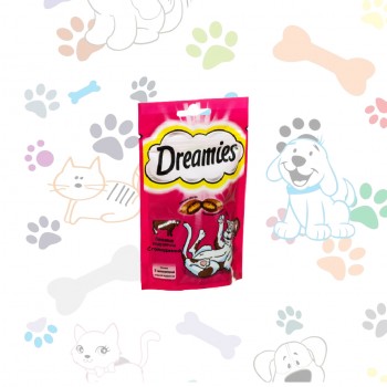 Dreamies - Лакомые подушечки для кошек (Говядина)