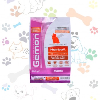 Gemon Cat Hairball - Корм для выведения шерсти из желудка кошек