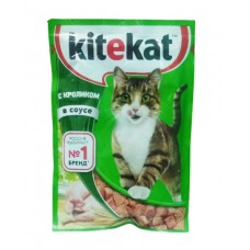 Kitekat - Влажный корм для кошек (С кроликом в соусе)