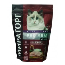 Мираторг Pro Meat - Сухой корм для стерилизованных кошек (Кролик)