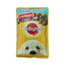 Pedigree - Жидкий корм для щенков (С говядиной в соусе)