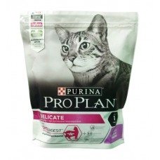 Pro Plan Delicate - сухой корм для кошек с чувствительным пищеварением (Высокое содержание индейки)