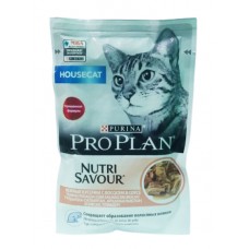 Pro Plan Nutri Savour - Жидкий корм для кошек (Лосось в соусе)
