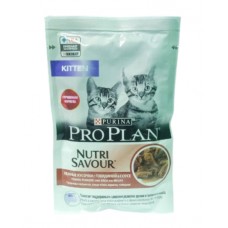 Pro Plan Nutri Savour - Жидкий корм для котят (Говядина в соусе)