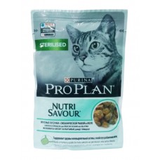Pro Plan Nutri Savour - Жидкий корм для стерилизованных кошек (Океаническая рыба в желе)