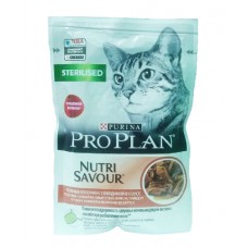 Pro Plan Nutri Savour - Жидкий корм для стерилизованных кошек (Говядина в соусе)