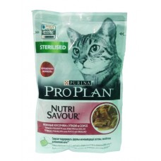 Pro Plan Nutri Savour - Жидкий корм для стерилизованных кошек (Утка в соусе)