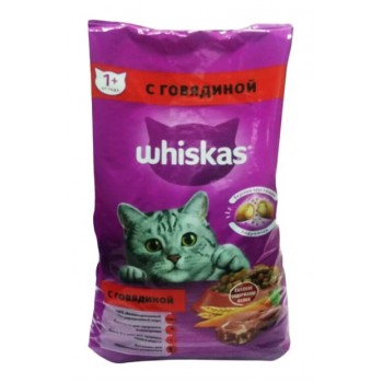 Whiskas - Сухой корм для кошек (С говядиной)