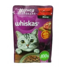 Whiskas -  Мясная коллекция (Говядина в желе)