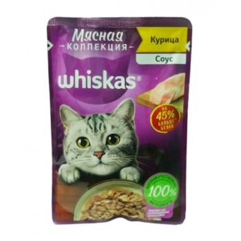 Whiskas -  Мясная коллекция (Курица в соусе)
