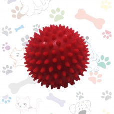 Зооник - Игрушка "Мяч массажный №3" (Красный)