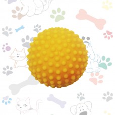 Зооник - игрушка "Мяч игольчатый №3" (Жёлтый)